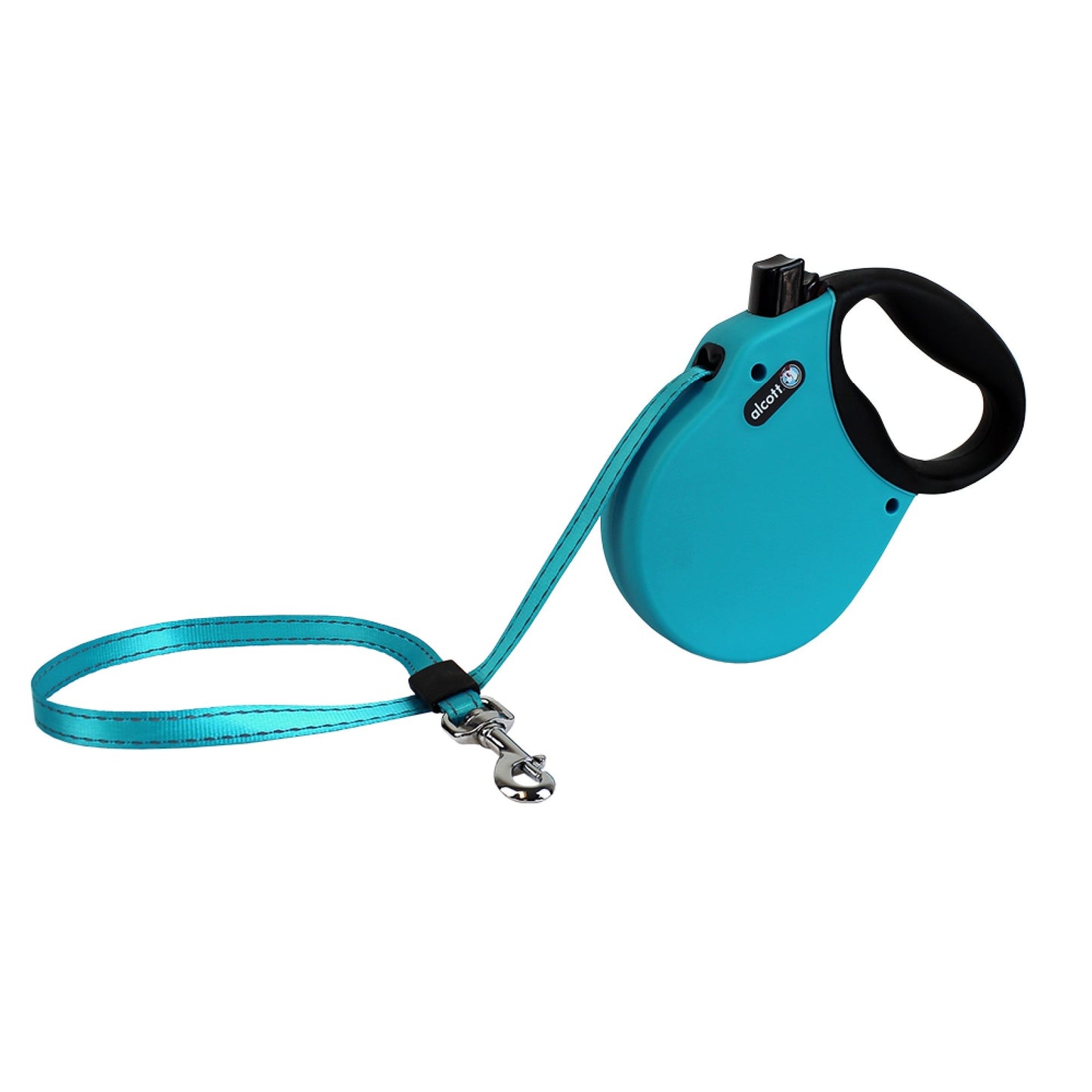 Alcott Retractable Leash Medium Up To 65 Pounds Blue