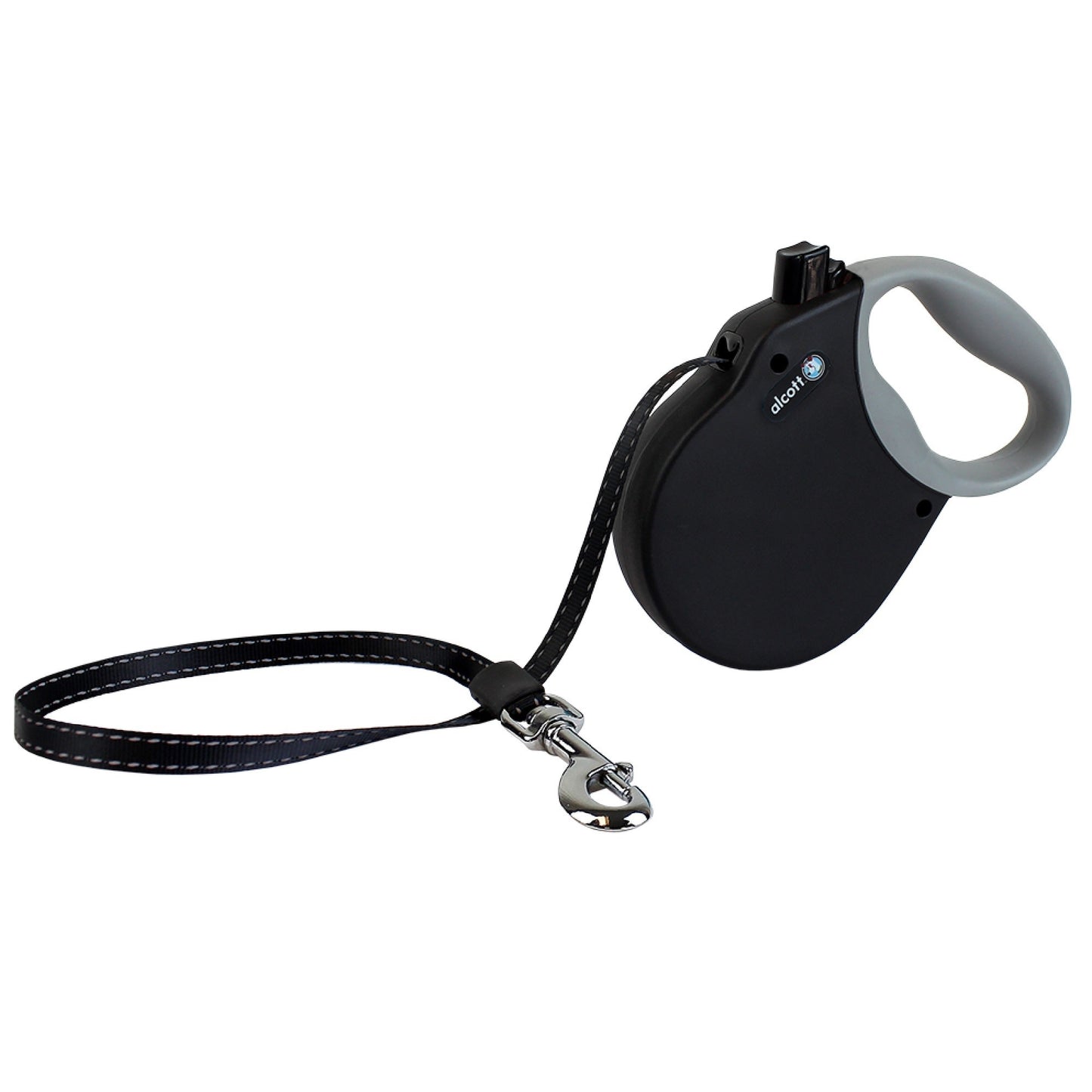 Alcott Retractable Leash Large Up To 110 Pounds Black