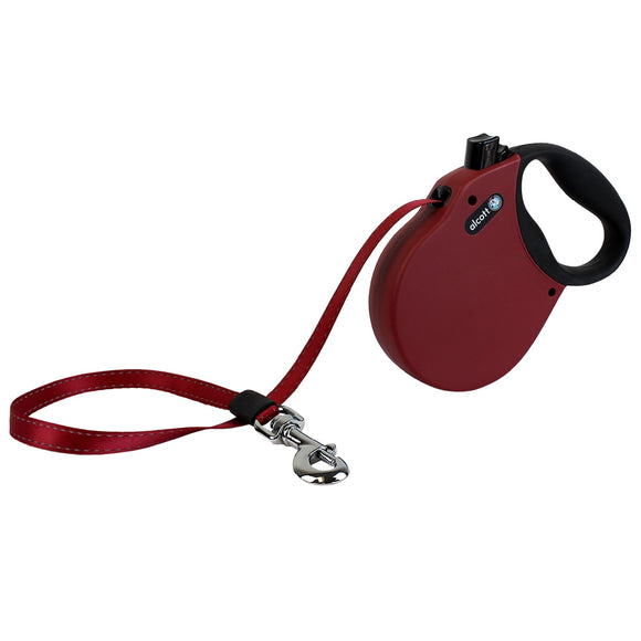 Alcott Retractable Leash Large Up To 110 Pounds Red