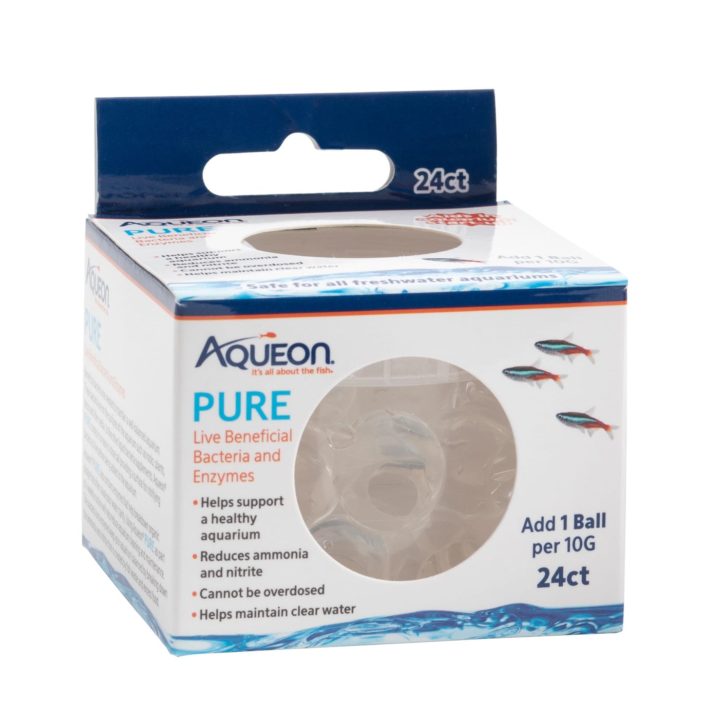 Aqueon PURE Bacteria Supplement 24 Pack