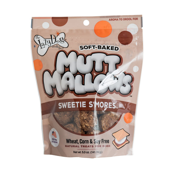 The Lazy Dog Cookie Co. Mutt Mallows Sweetie S'Mores Soft-Baked Dog Treats, 5 oz.