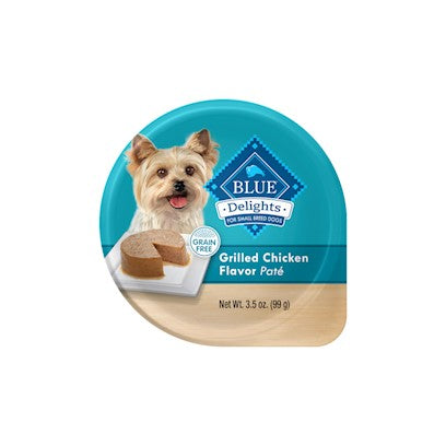 Blue Buffalo Divine Delights Grilled Chicken Pate Wet Dog Food 3.5oz