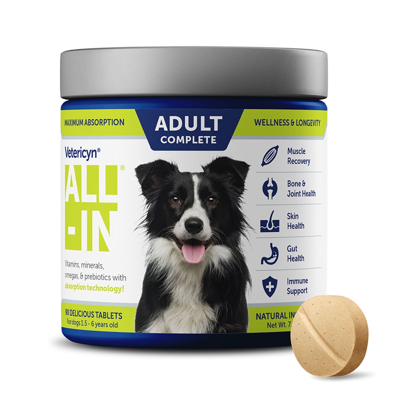 Vetericyn All-in Dog Supplement 90ct