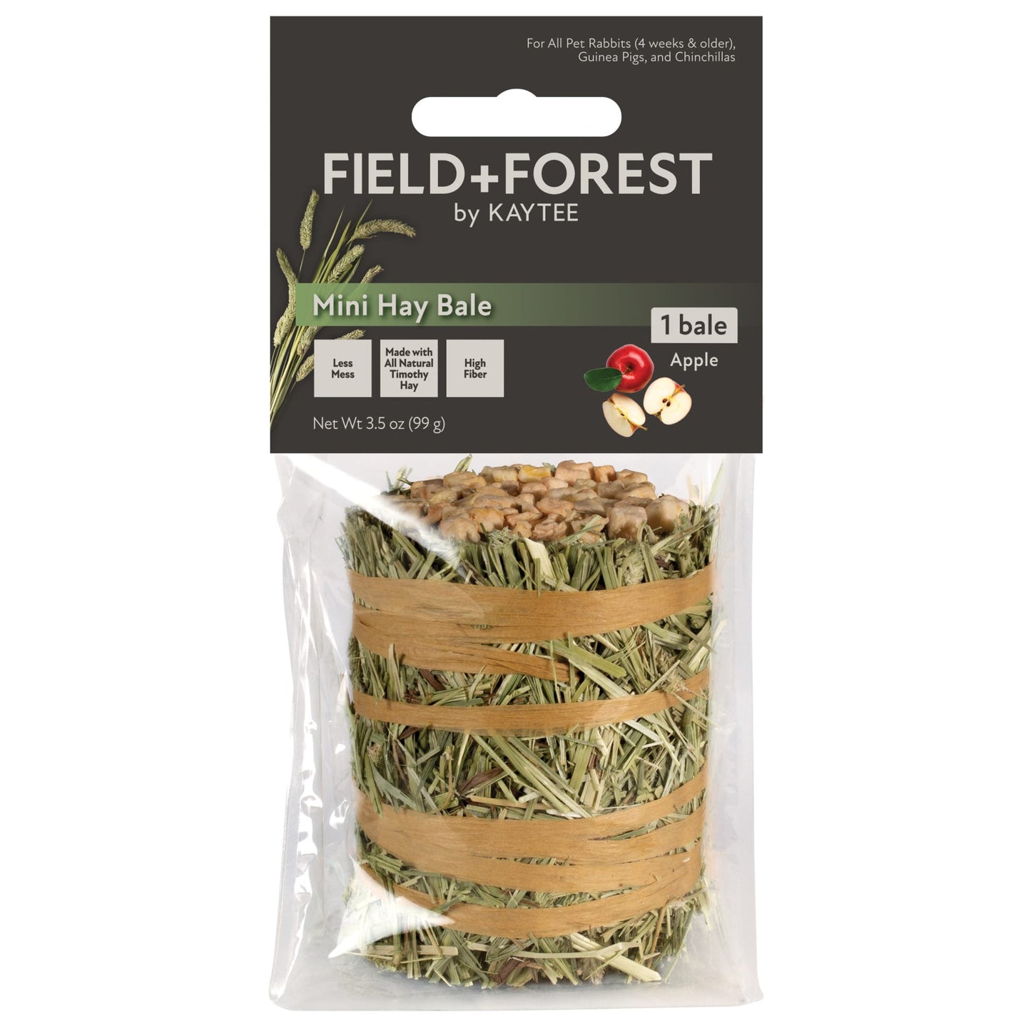 Kaytee Field and Forest Mini Hay Bale Apple