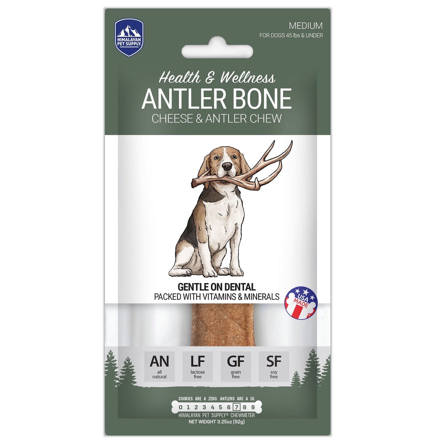 Himalayan Dog Chew Medium Antler Bone