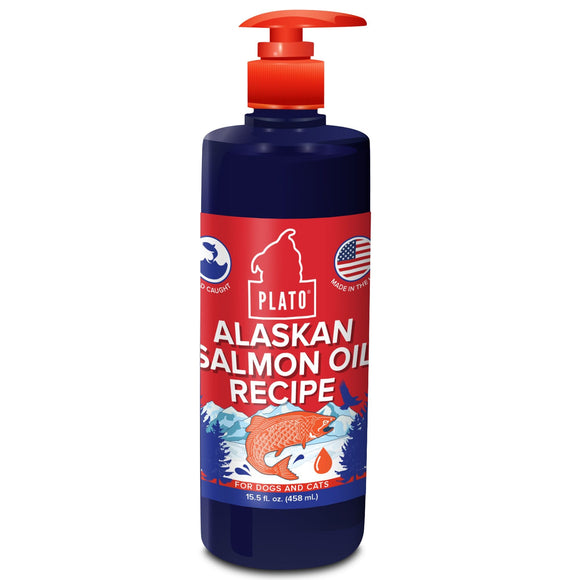 Plato Salmon Oil for Dogs, 15.5 Oz.