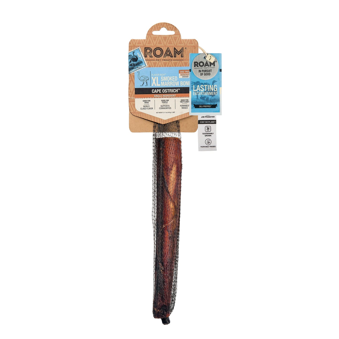 Rosm Ostrich Smoked Marrow eXtra Large Bone Dog Treat