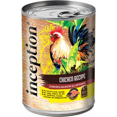 Inception Chicken Recipe Canned Dog Food 13-oz