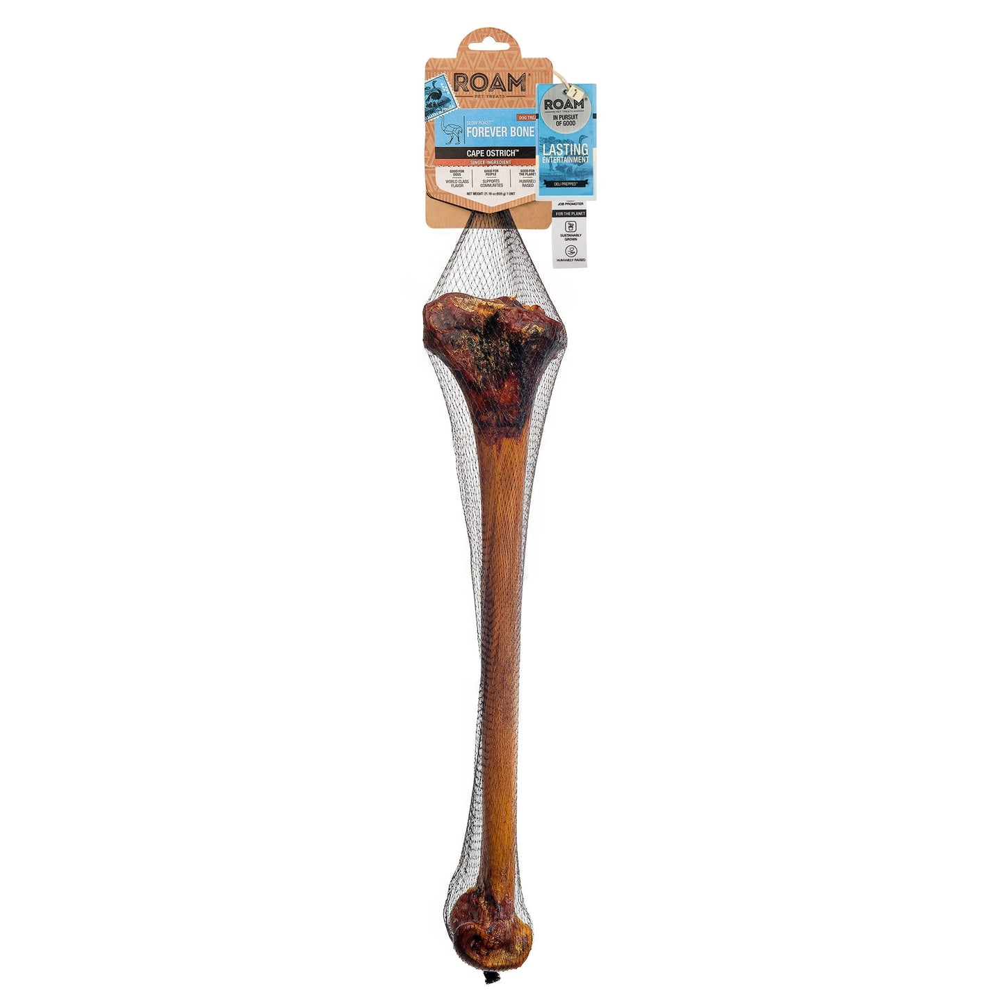 Roam Ostrich eXtra Large Forever Bone Dog Treat