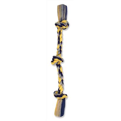 Mammoth Flossy Chews Cotton Blend 3 Knot Rope Tug Dog Toy X-Large 36
