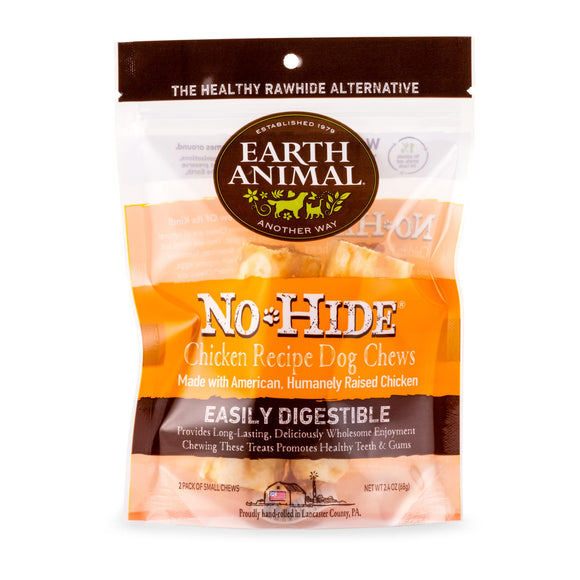 Earth Animal Wellness & Longevity Solutions No-Hide 4 Chicken Dog Chews