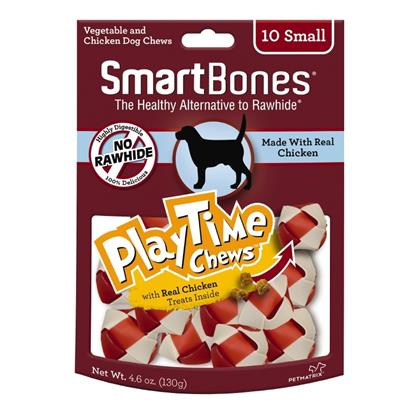 SmartBones PlayTime Chews Small Chicken Dog Treats 10 Ct