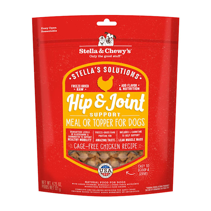 Stella & Chewy's Hip & Joint Boost Cage-Free Chicken Dinner Morsels Dry Dog Food, 4.25 oz.