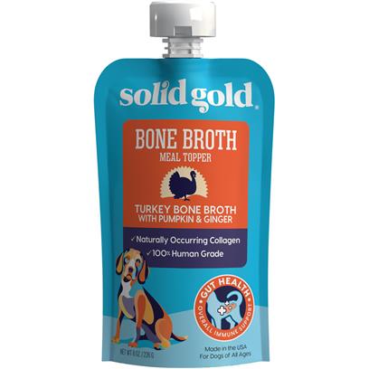 Solid Gold Bone Broth Turkey for Dogs 8-oz