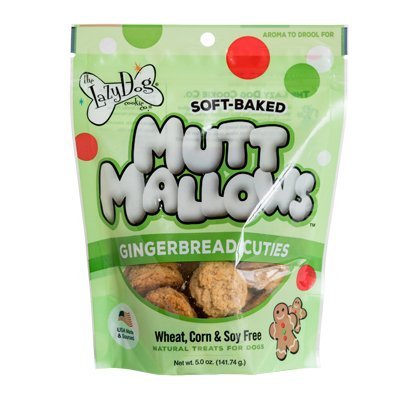 The Lazy Dog Cookie Co. Soft Baked Mutt Mallows  Gingerbread Cuties