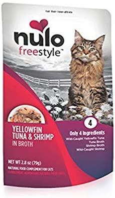 Nulo Freestyle Yellowfin Tuna & Shrimp in Broth Wet Cat Food, 2.8 oz