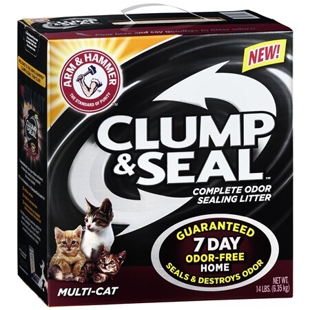 Arm Hammer Clump Seal Litter Multi-Cat Litter 14lb