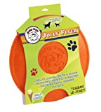 Jolly Pets Flyer Floating Rubber Dog Toys Red 8.5