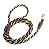 Mendota Pet Small Snap Leash 3/8 x 4 Mocha