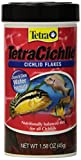 Tetra TetraCichlid Fish Food Flakes 1.58 oz