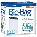 Tetra Whisper Bio-Bag Disposable Filter Cartridges 8 Count for Aquariums Large Unassembled