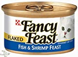 Fancy Feast Wet Cat Food Flaked Fish & Shrimp Feast 3 oz. Can