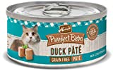 Merrick Purrfect Bistro Grain Free Wet Cat Food Duck Recipe Pate 5.5 oz Cans