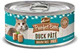 Merrick Purrfect Bistro Grain Free Wet Cat Food Duck Recipe Pate  5.5 oz Cans