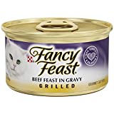 Fancy Feast Gravy Grilled Wet Cat Food Beef Feast 3 oz. Can