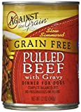EVANGER'S  Against The Grain,  Hand Pulled Beef Dog Food, 13-Ounce, 12 Count