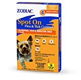Zodiac Spot On Flea & Tick Control for Dogs Under 15lb 4pk