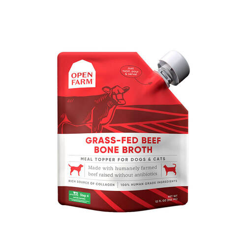 Open Farm Grass-Fed Beef Bone Broth 12oz