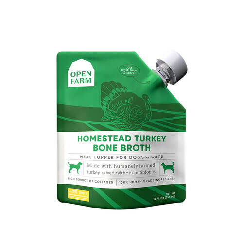 Open Farm Turkey Bone Broth 12oz