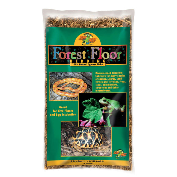 Zoo Med Laboratories Forest Floor??? Natural Cypress Mulch Substrate Bedding 8 Quartz