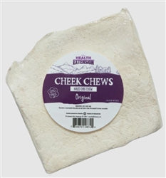 Health Extension Natural Cheek Chew Hard Dog Chew, Plain