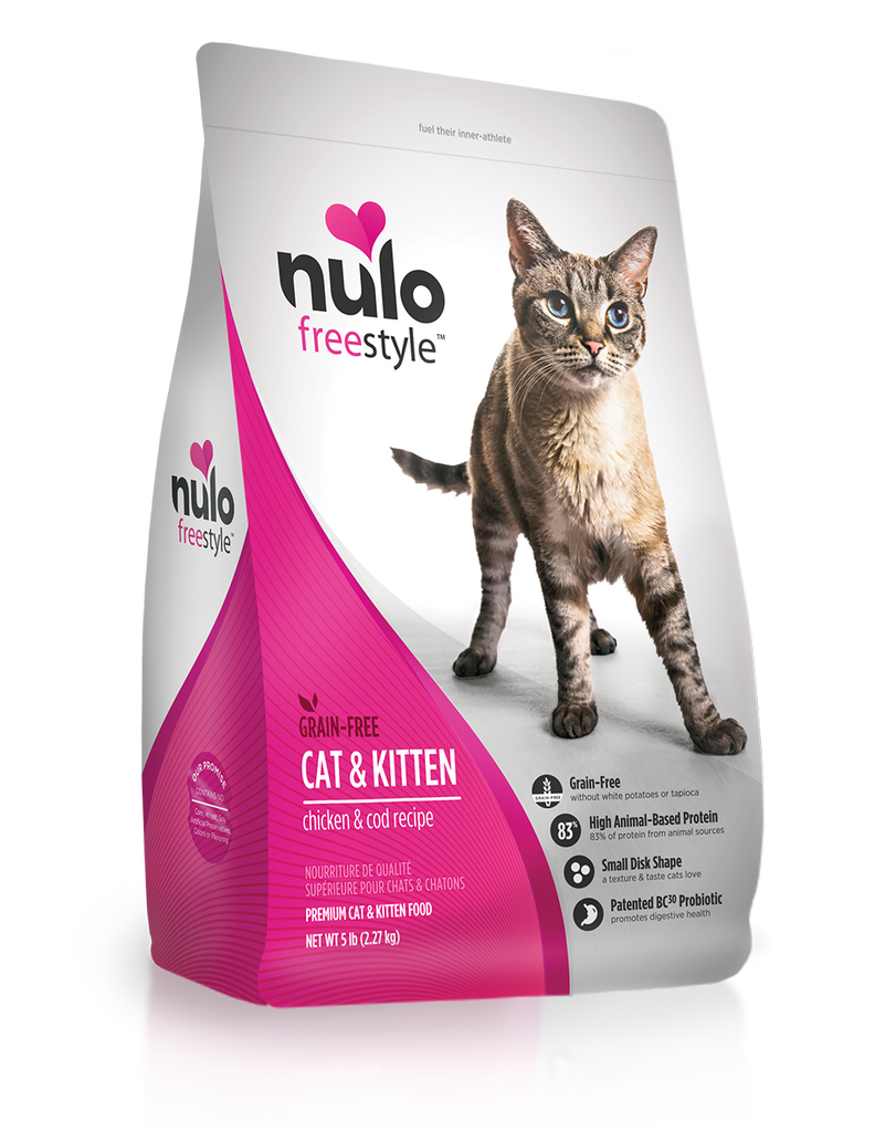 Nulo Freestyle Dry Cat Food 2lb Chicken and Cod
