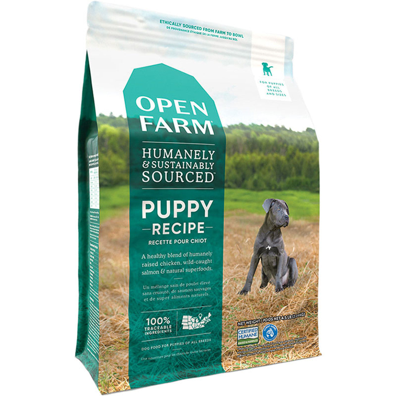 Open Farm Grain Free Puppy Recipe Dog Food 22lb