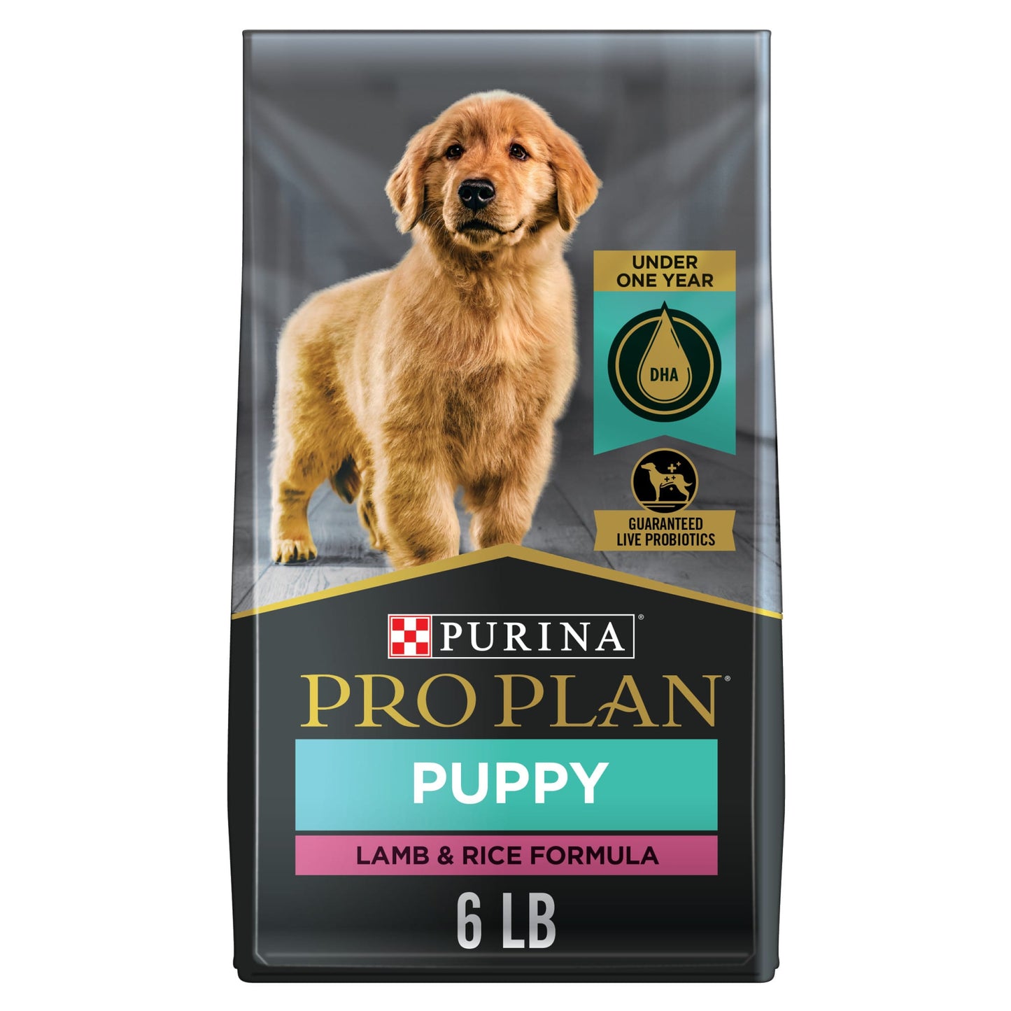 Purina Pro Plan High Protein Puppy Food DHA Lamb & Rice Formula 6 lb. Bag