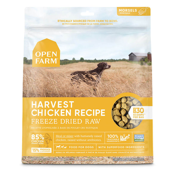 Open Farm Harvest Chicken Freeze Dried Dog Food, 13.5 Oz