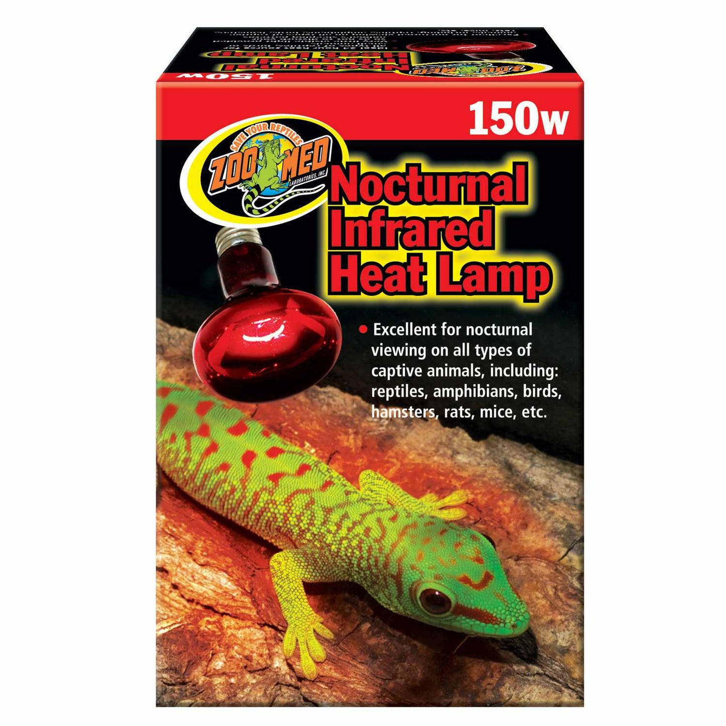 Zoo Med Nocturnal Infrared Heat Lamp 150 Watt