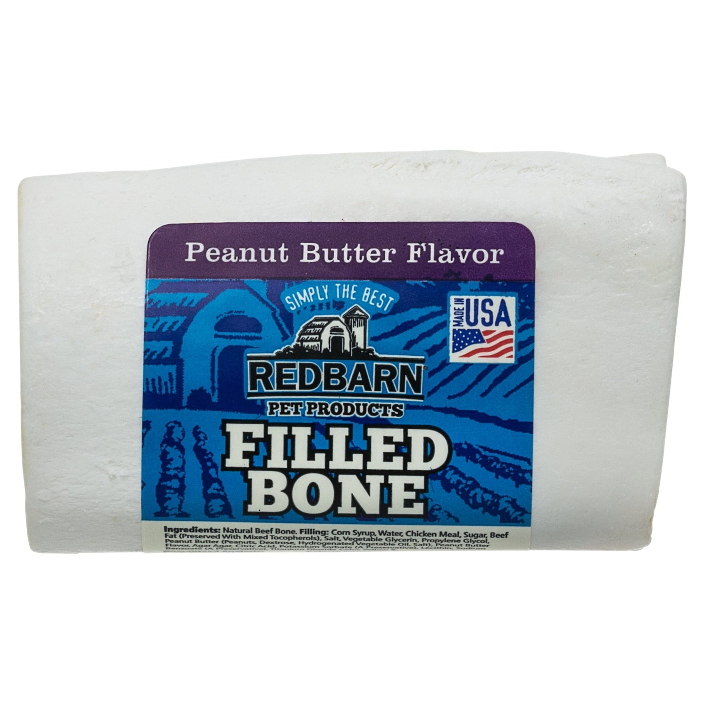 Redbarn 2.5 Small Peanut Butter Filled Bone Dog Treat 1 Ct