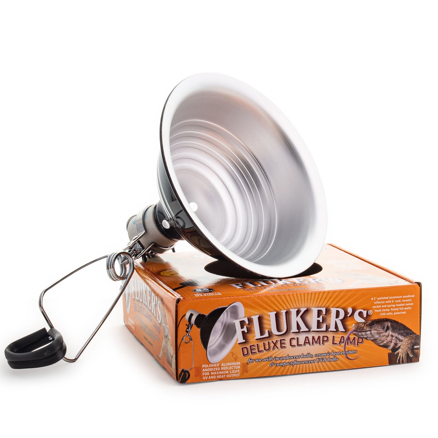Fluker s Clamp Lamp with Switch 8.5