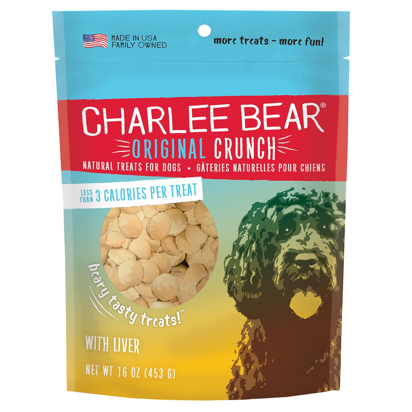Charlee Bear Liver Dog Treats 16oz