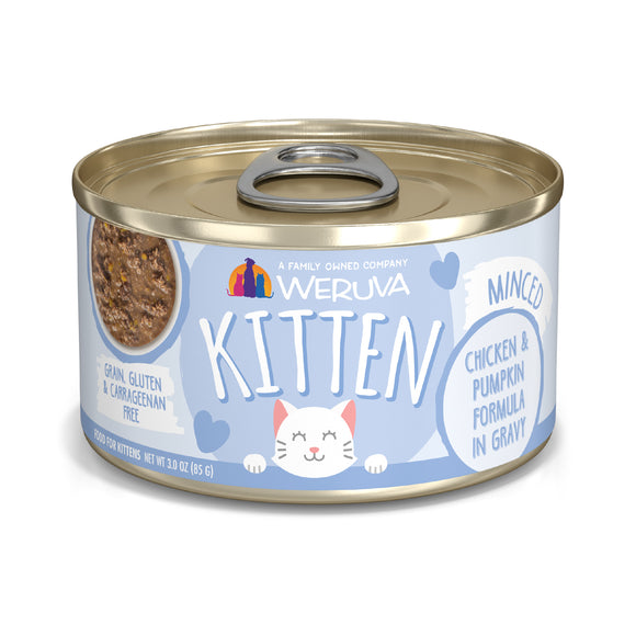 Weruva Classic Kitten 3oz Canned Cat food Chicken and Pumpkin