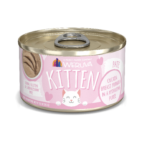 Weruva Classic Kitten 3oz Canned Cat food Chicken Puree
