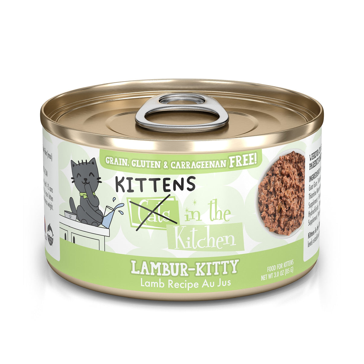 Weruva Cats in the Kitchen Kitten Canned Cat Food 3oz Lamburr Kitty Kitten