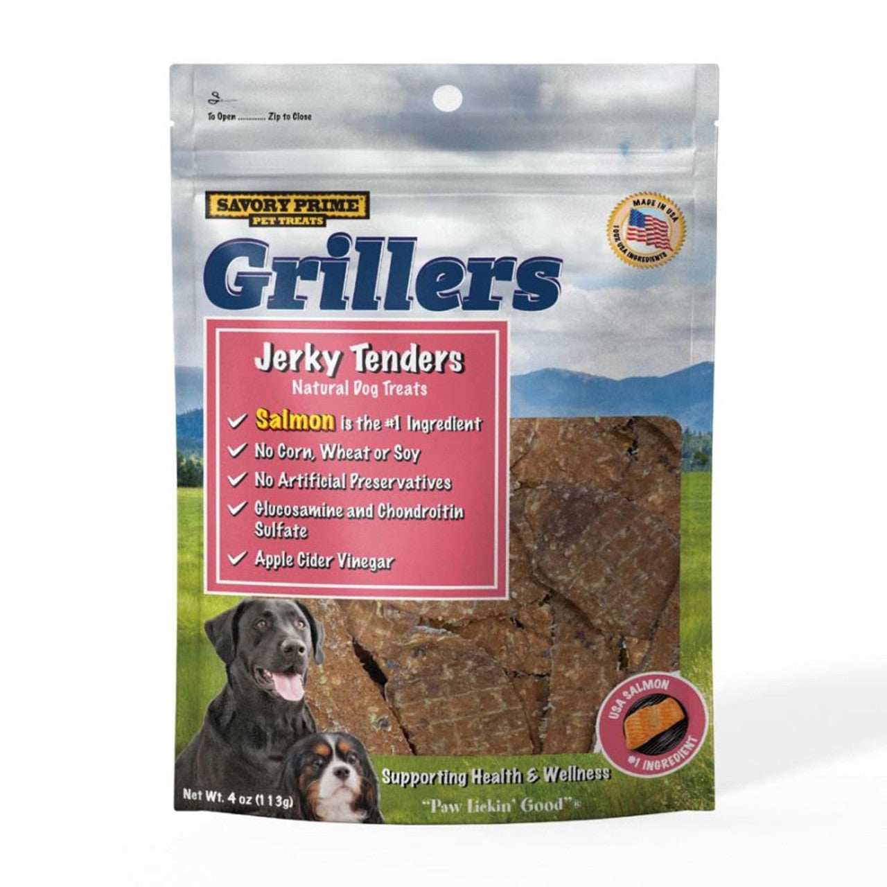 Savory Prime Grillers 4oz Salmon