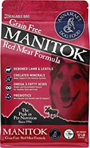 Annamaet Manitok Dog Food Lamb Buffalo Venison 12lb