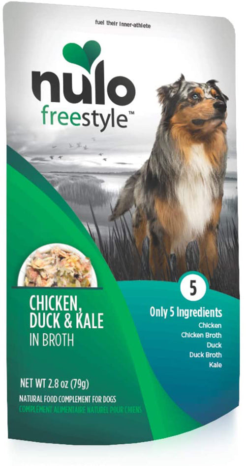 Nulo Freestyle Natural Dog Food Topper, 2.8 Oz Pouches, 6 Or 24 Count