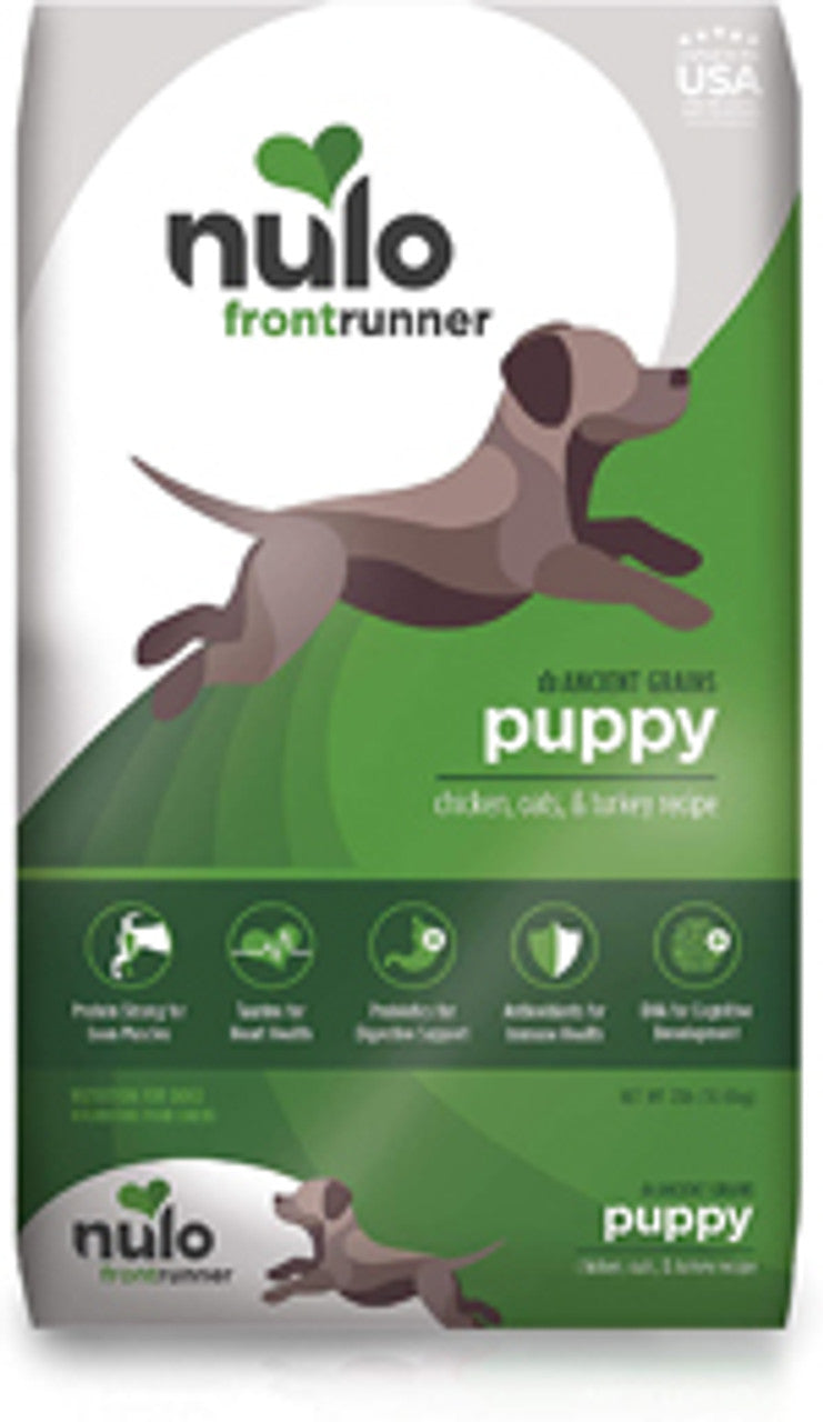 Nulo Frontrunner Puppy Chicken, Oats, & Turkey Dry Dog Food, 23 lb